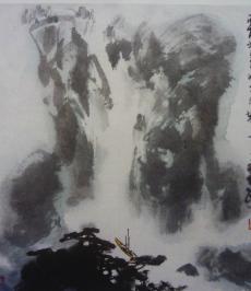 曾令成《山水》_国画作品_天府字画网