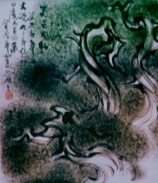 马兴国《松》_国画作品_天府字画网