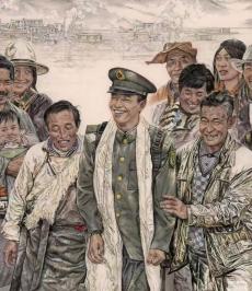 王子彬《乡野盛宴》_油画作品_天府字画网